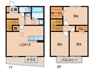 ボヌール葵の物件間取画像